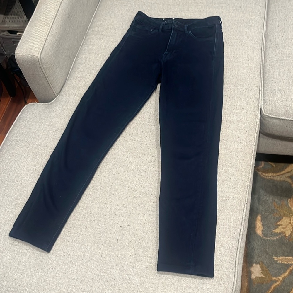 High waist jeggings in dark wash